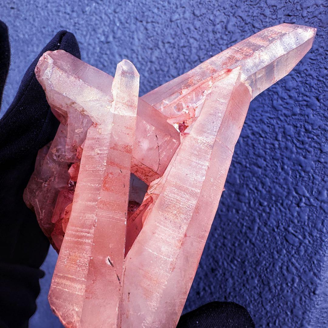 爆レア❗️浄化❗️超綺麗♡超強いパワー ピンク ヒマラヤ クラスター天然石A1475