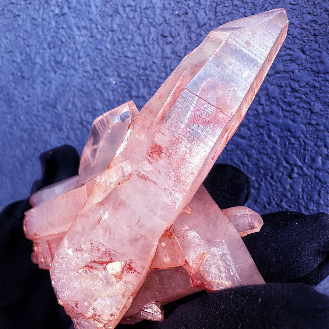 爆レア❗️浄化❗️超綺麗♡超強いパワー ピンク ヒマラヤ クラスター天然石A1475