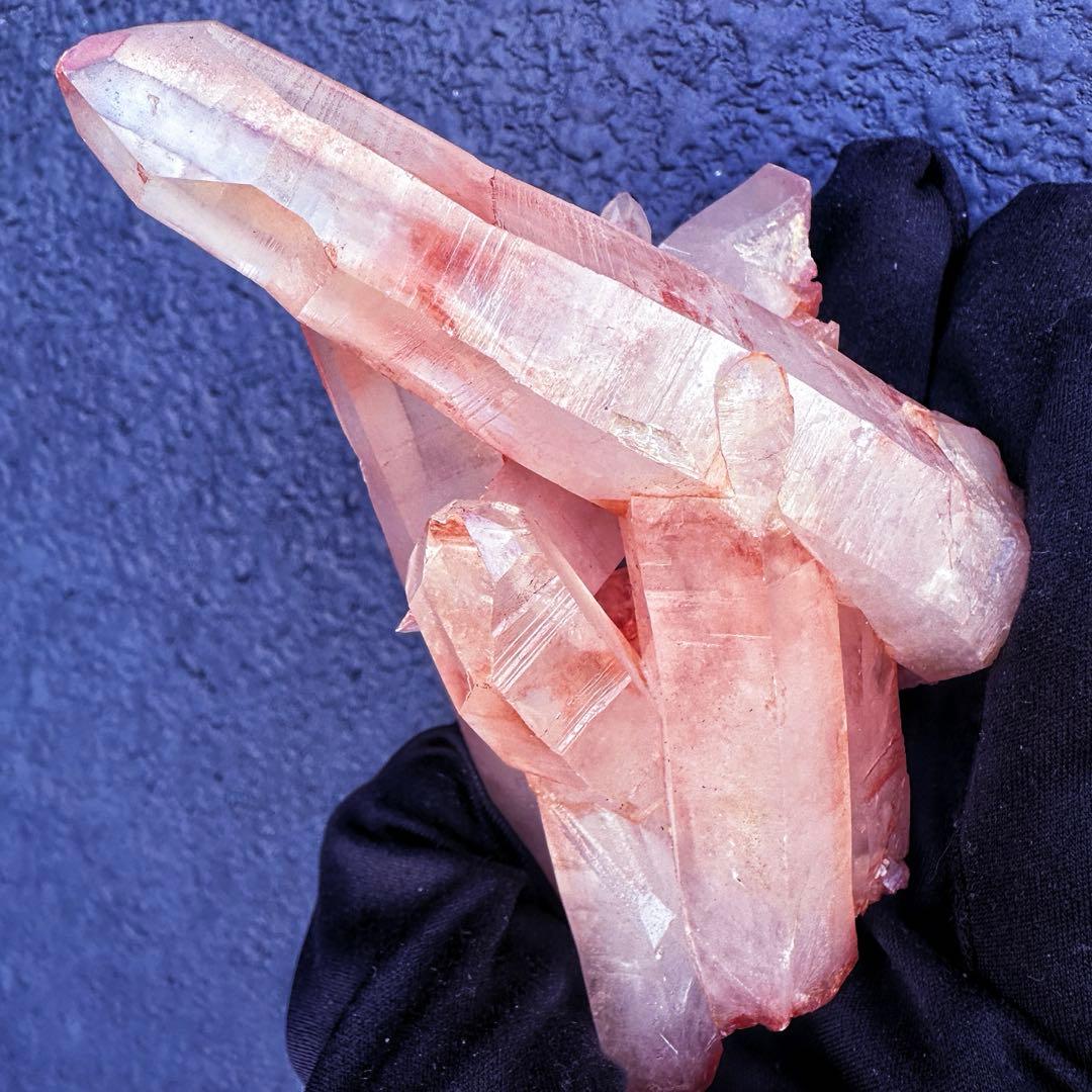 爆レア❗️浄化❗️超綺麗♡超強いパワー ピンク ヒマラヤ クラスター天然石A1475