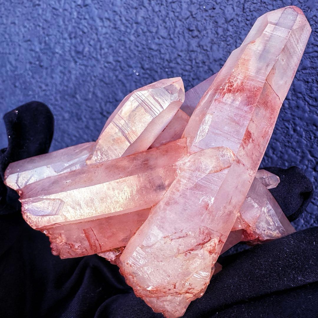 爆レア❗️浄化❗️超綺麗♡超強いパワー ピンク ヒマラヤ クラスター天然石A1475