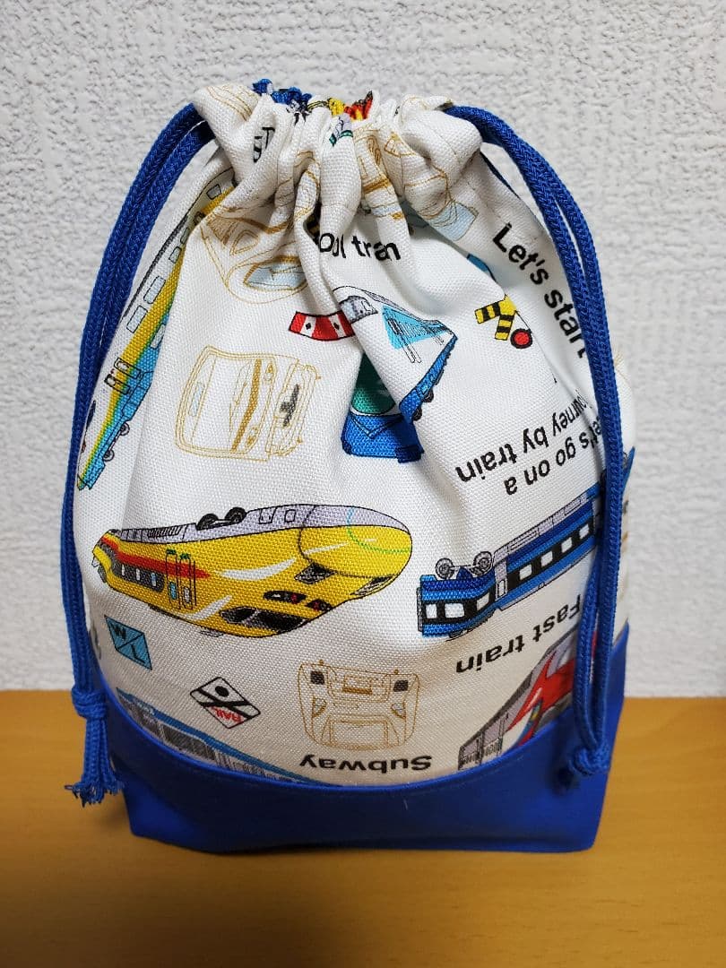 給食袋コップ入れ２枚セット  トレイン’24柄   新幹線・電車