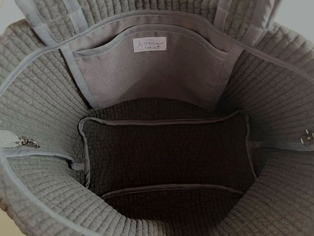 ヌビ　トートバック　大ポーチ　2way Ｗハンドル　ヌビバック　イブルバック