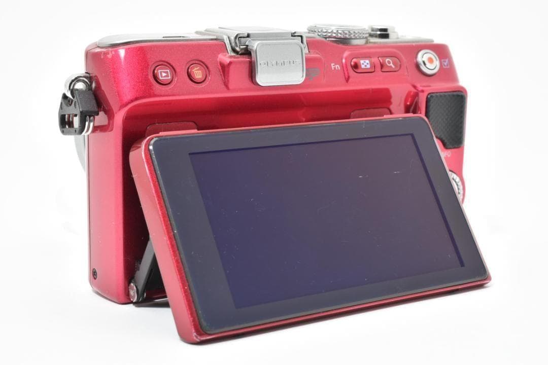 美品　OLYMPUS PEN Lite E-PL3 レッド ＃A475