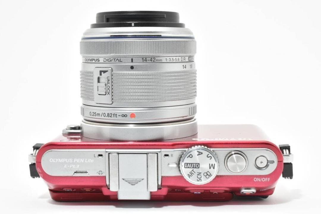 美品　OLYMPUS PEN Lite E-PL3 レッド ＃A475