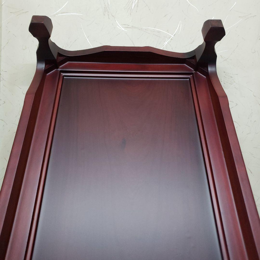 蔵出し特価　紫檀製 赤色 花瓶台 1.6尺 A箱付き　５１×３３×１２cm