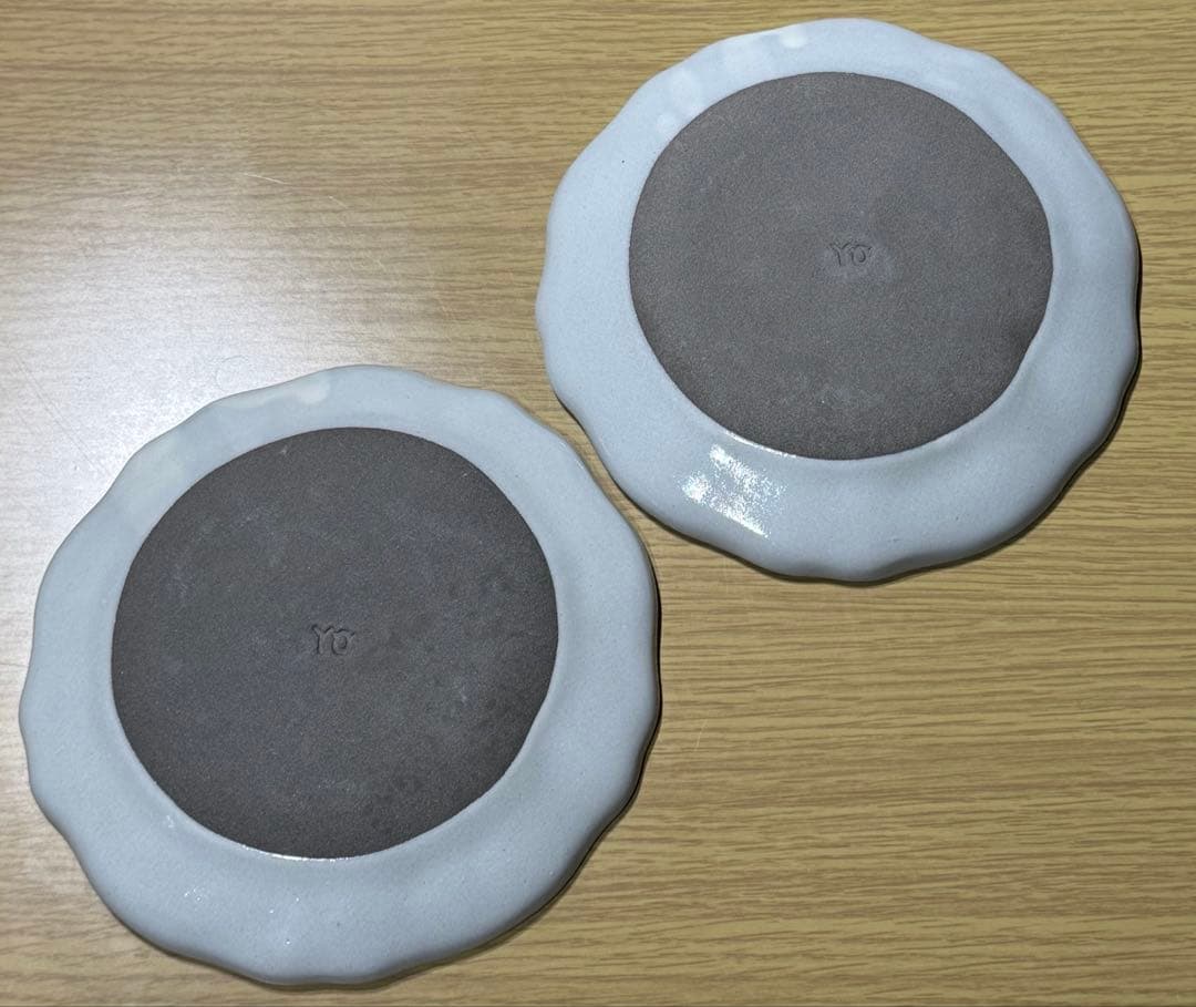 よしざわ釜　皿　プレート　セット　陶器　ボタニカル　②
