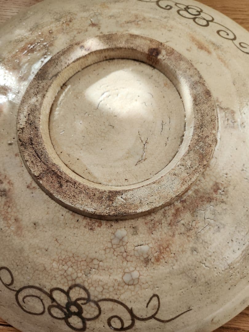 吹墨油皿　江戸時代から明治期