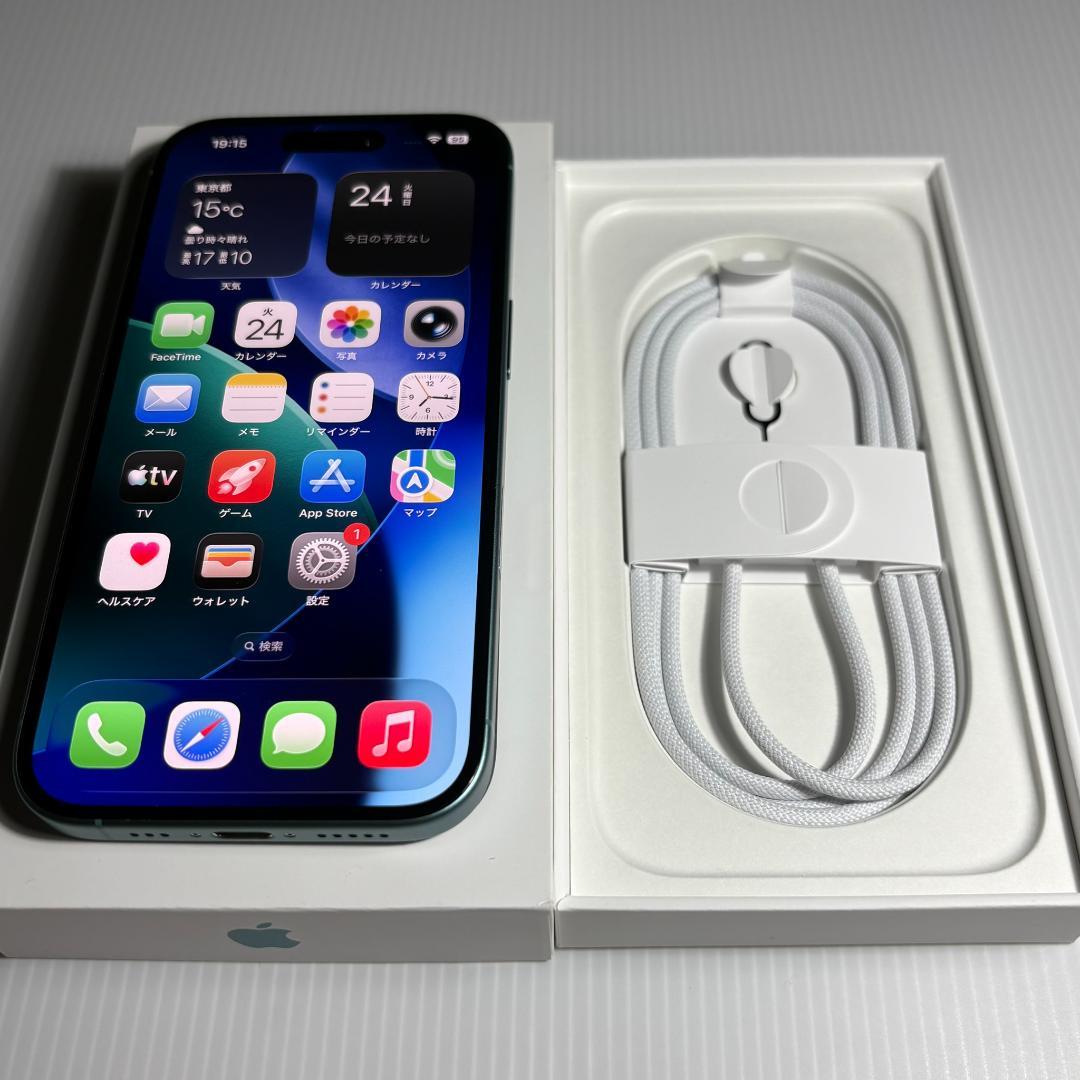 【即日出荷】極美品 iPhone16 128GB ティール BT最大容量100%