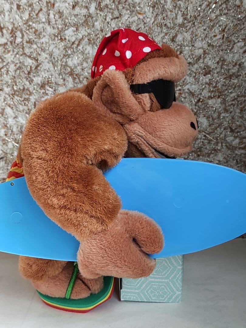 【90年代】スーパードンキーコング　ファンキーコングぬいぐるみ　希少　非売品