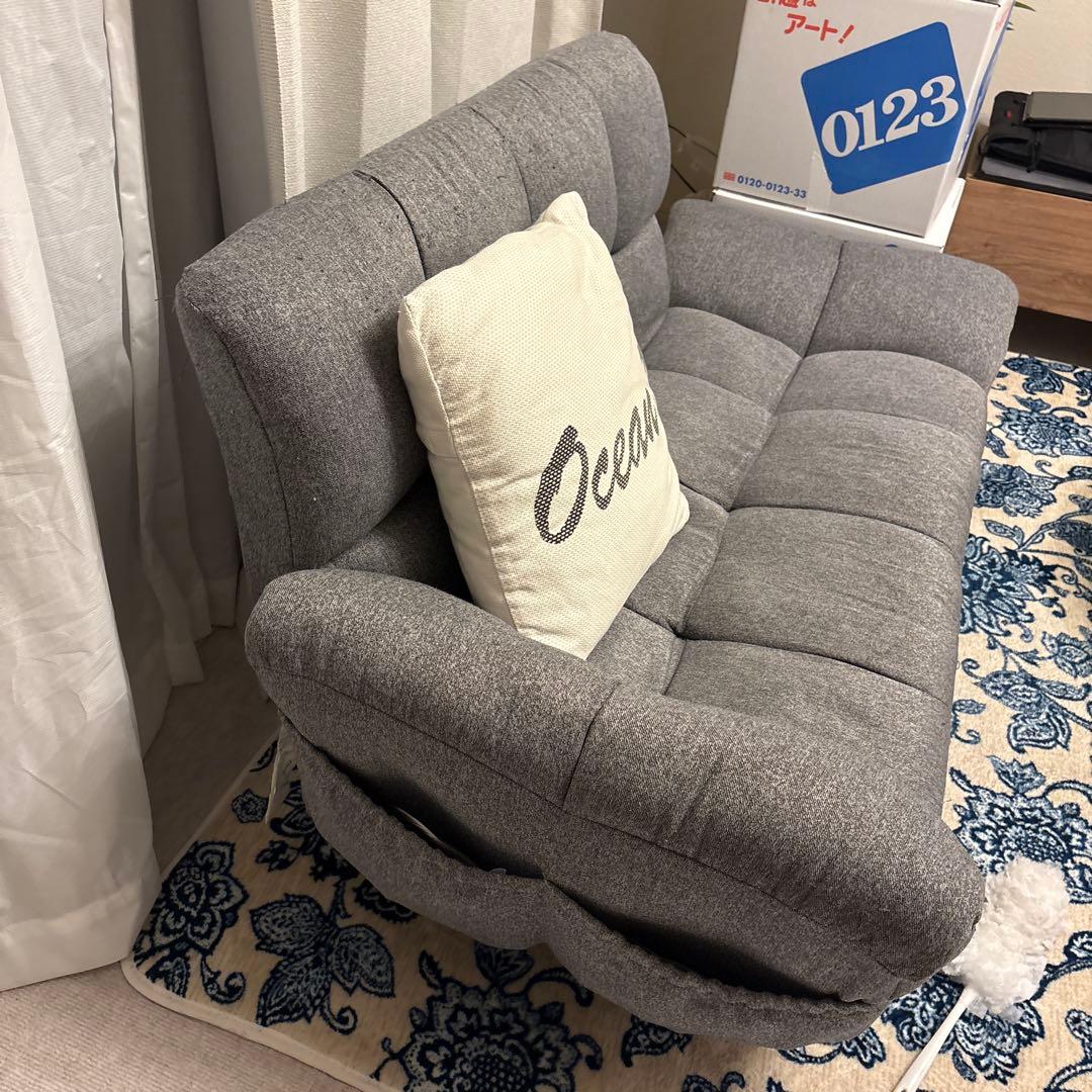 【即日発送】送料込⭐︎今週まで⭐︎グレー 2人掛けソファ ニトリ