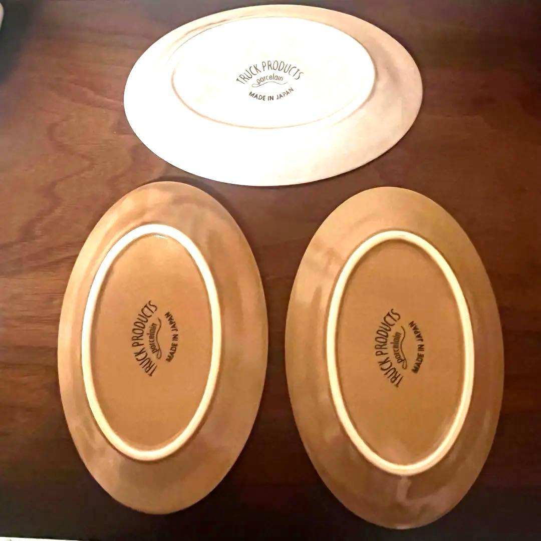 専用出品【used】TRUCK オリジナルプレート オーバル Sサイズ 3枚