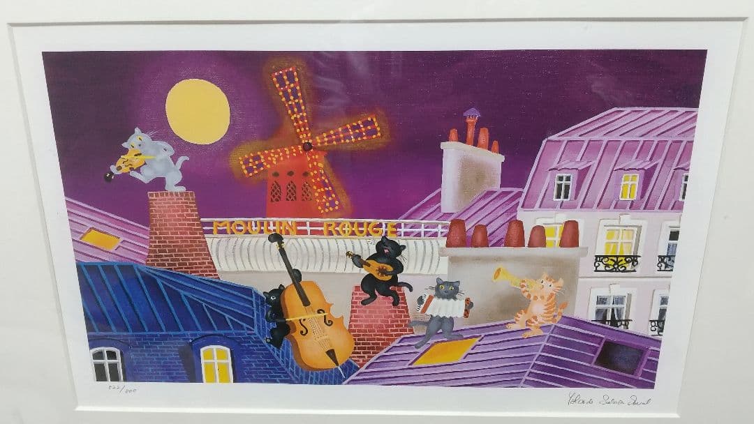 ヨランダ・サロモン ドュヴァル ムーラン・ルージュ 版画