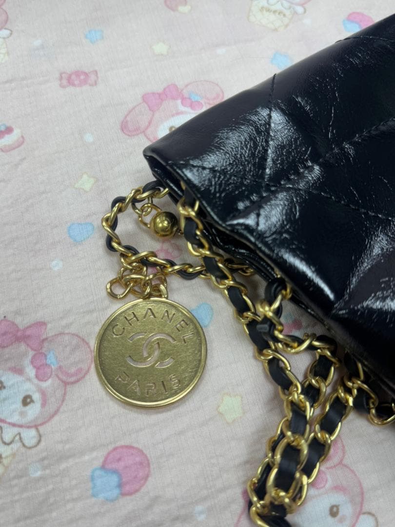 VIP顧客 非売品ブラックレザーショルダーバッグew