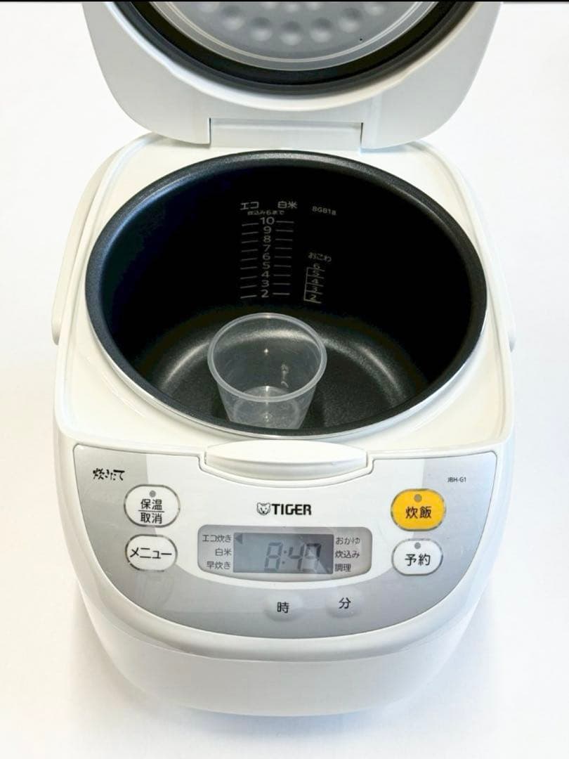 ※再々値下げ【美品・未使用に近い】タイガー 炊飯器 1升 白 JBH-G181W