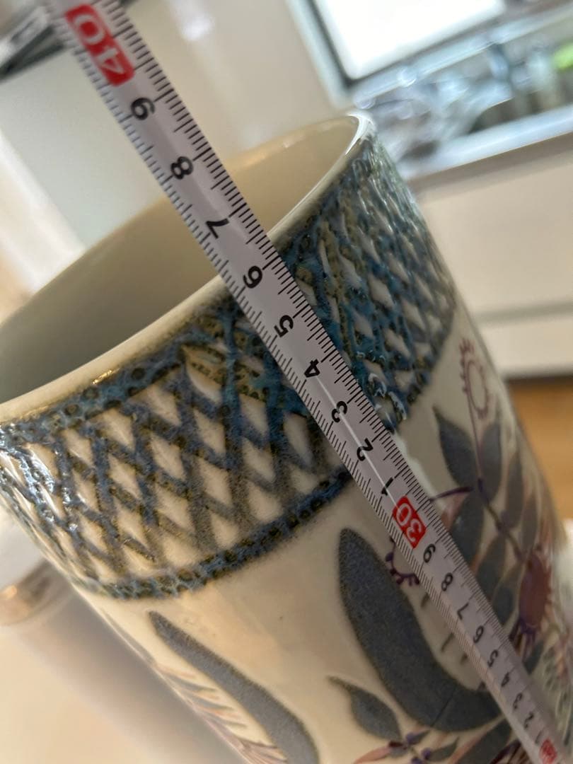 ロイヤルコペンハーゲン/TENERA/ヴィンテージ/薄紫のフラワーベースXL