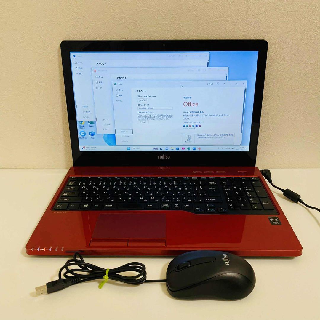 Y933 FujitsuノートパソコンSSD高速 Windows11オフィス付き