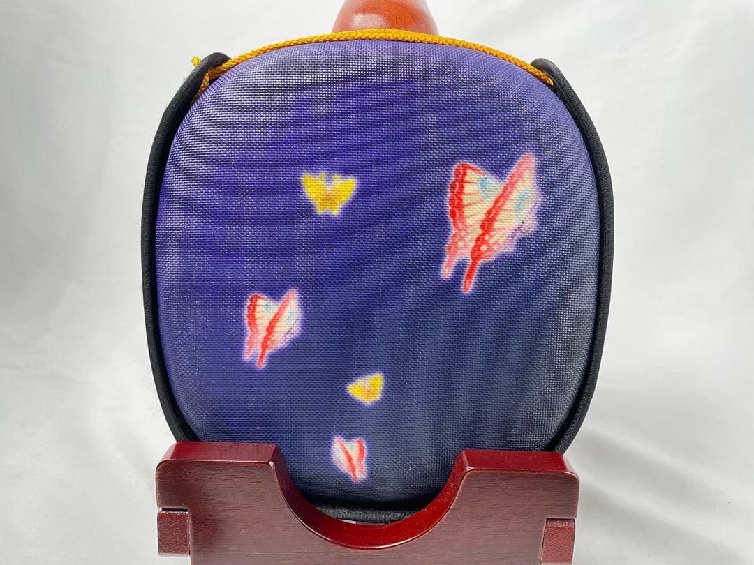 真壁型・花梨/かりん棹(ネック) 人工皮三線