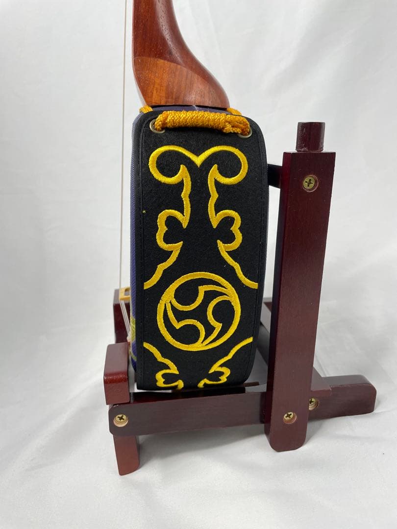 真壁型・花梨/かりん棹(ネック) 人工皮三線