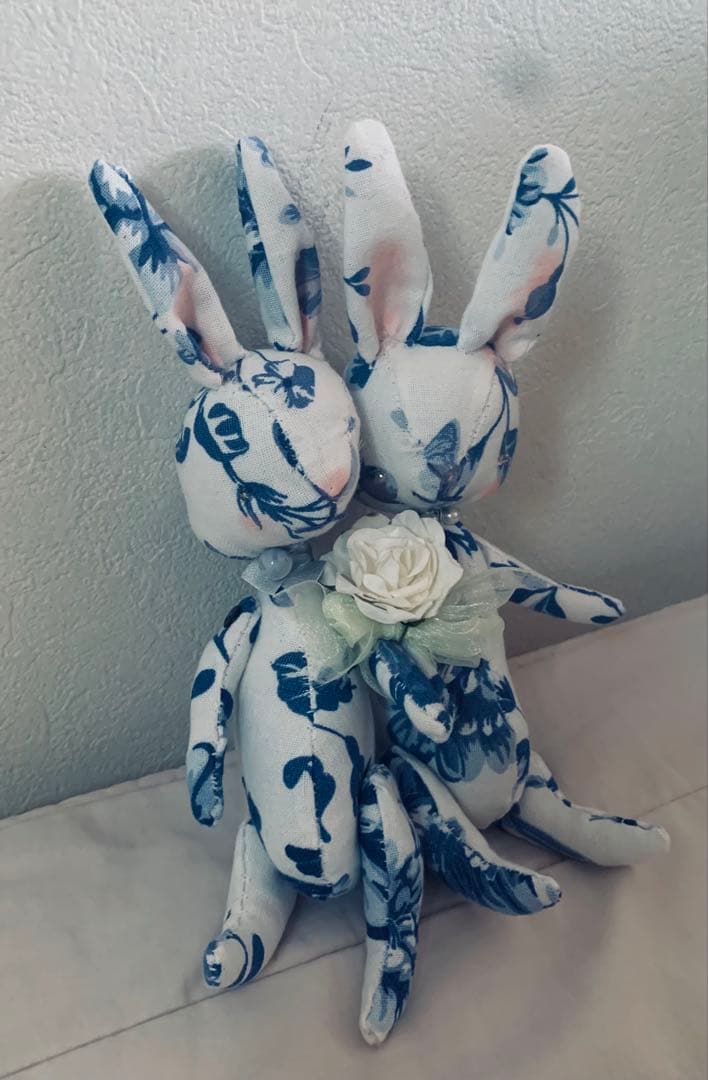 ハンドメイド　スウィートテディラビット　 リーヴ＆エレン