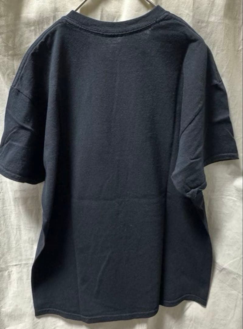 llica メタリカ　チェッカーフラッグ　ブラック　tシャツ