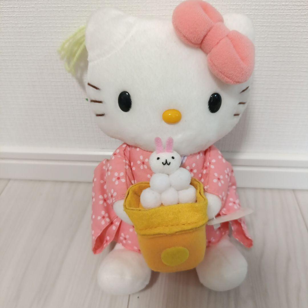 非売品　お月見キティちゃんぬいぐるみセット売り　昭和レトロ　平成レトロ　希少