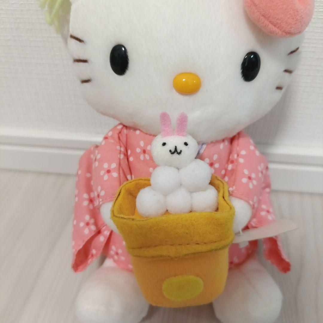 非売品　お月見キティちゃんぬいぐるみセット売り　昭和レトロ　平成レトロ　希少