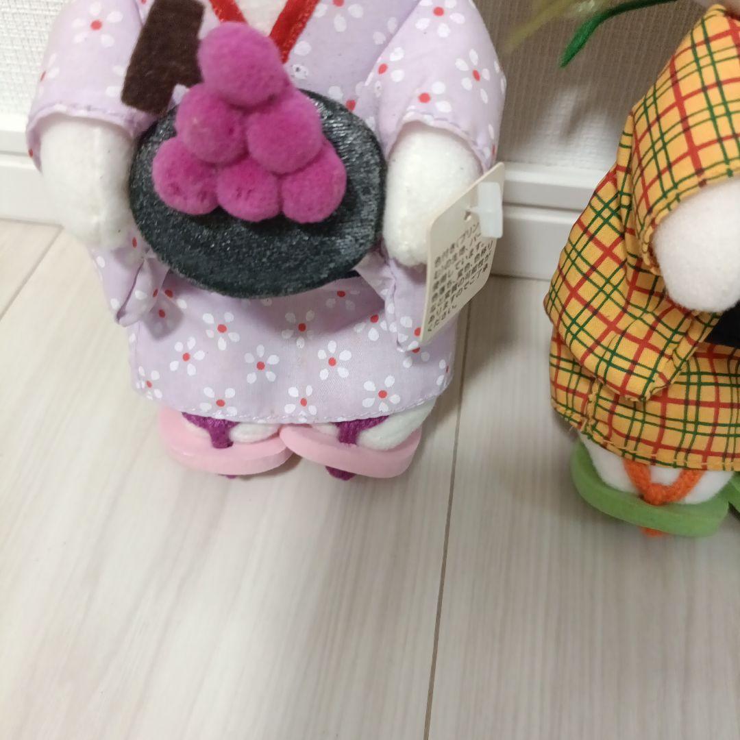 非売品　お月見キティちゃんぬいぐるみセット売り　昭和レトロ　平成レトロ　希少