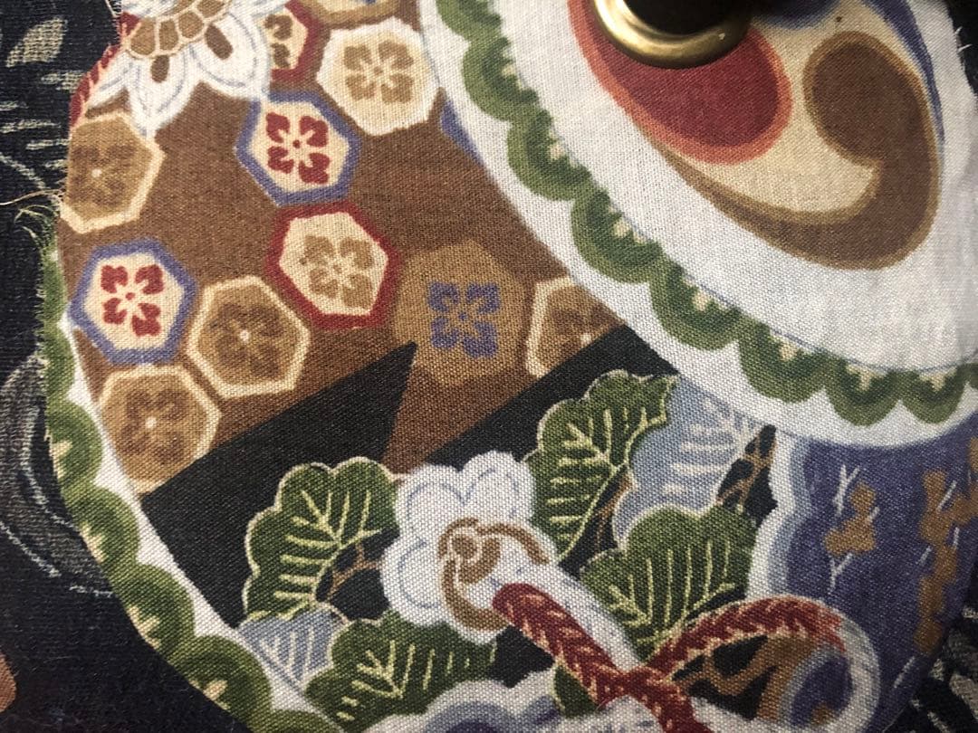 一閑張り　一閑張りバック　藍染 　犬張子　狛犬　鯛車