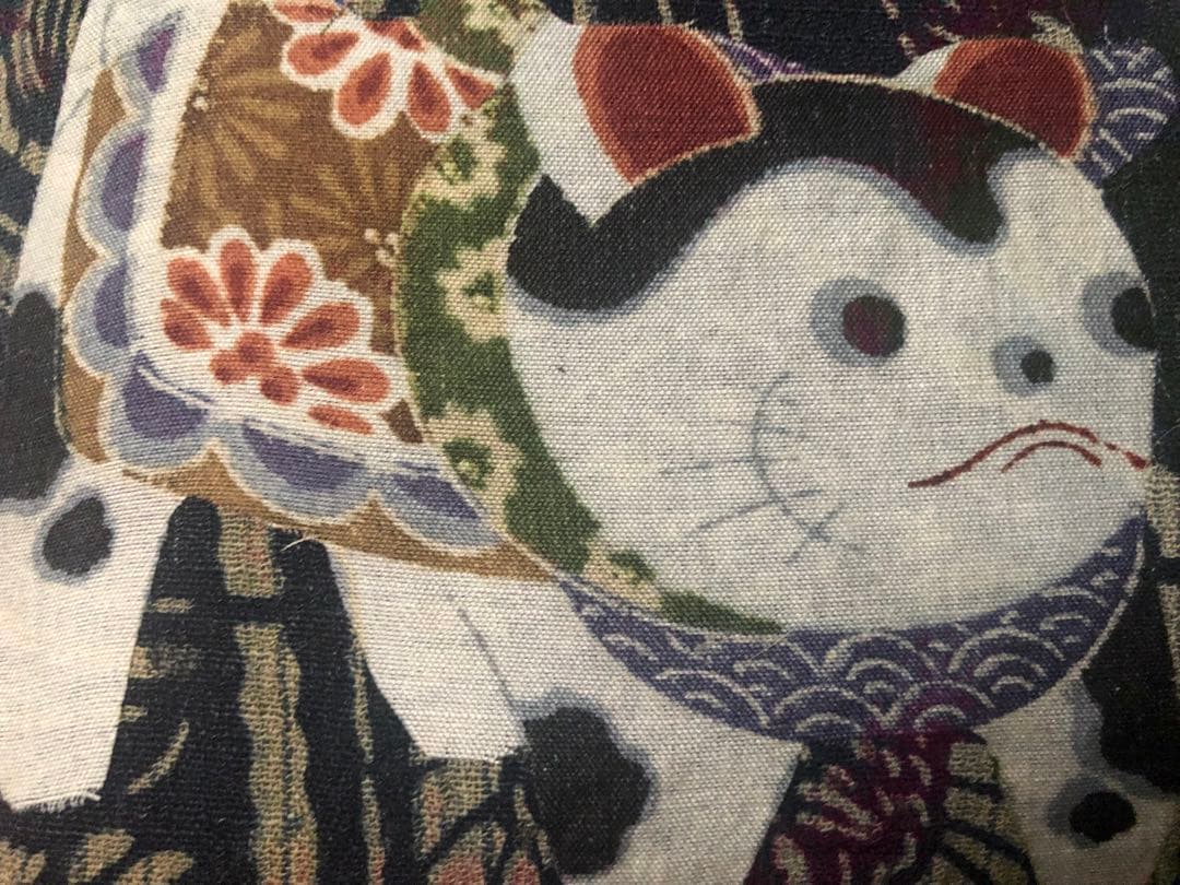 一閑張り　一閑張りバック　藍染 　犬張子　狛犬　鯛車