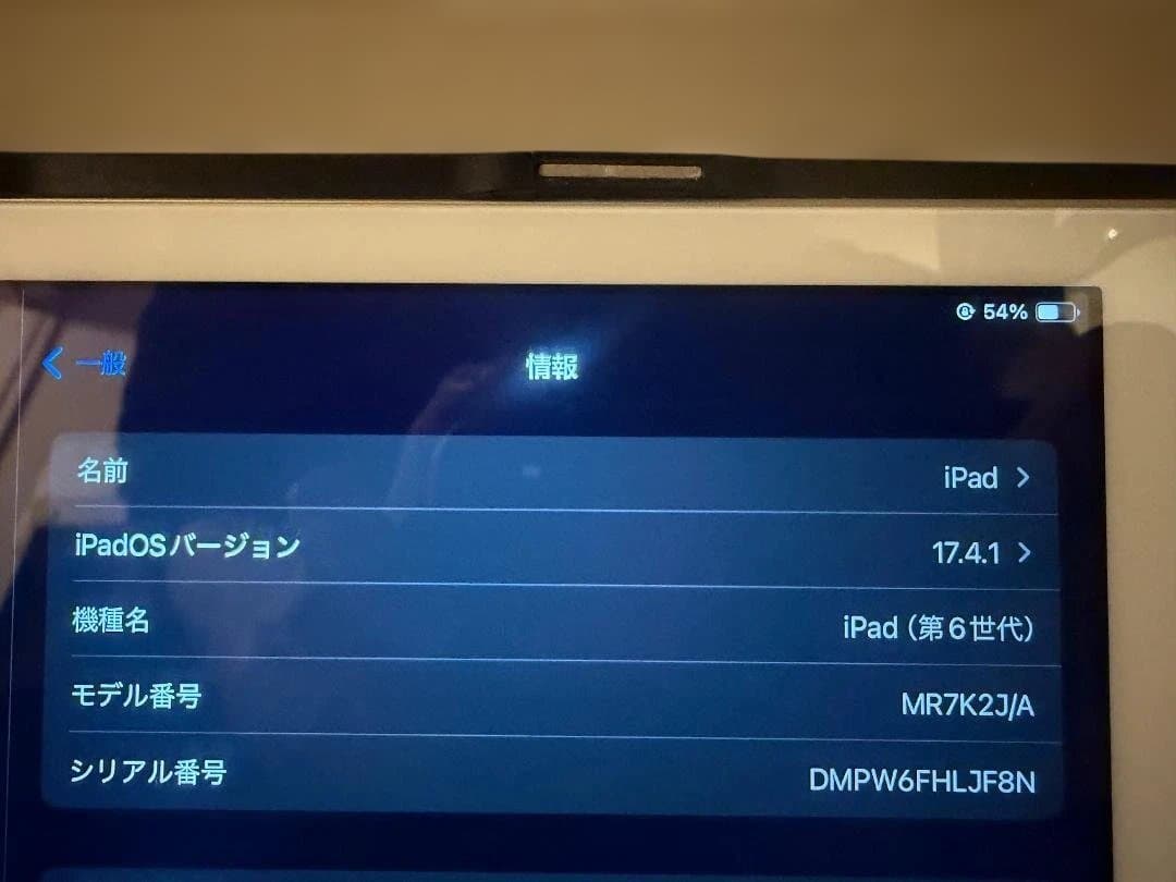 【Neko】iPad 第6世代 128GB スペースグレイ Wi-Fi