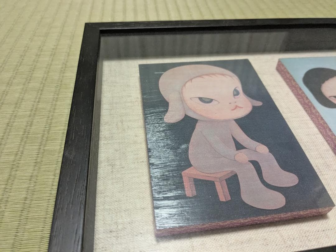 奈良美智　ポストカード　額入り
