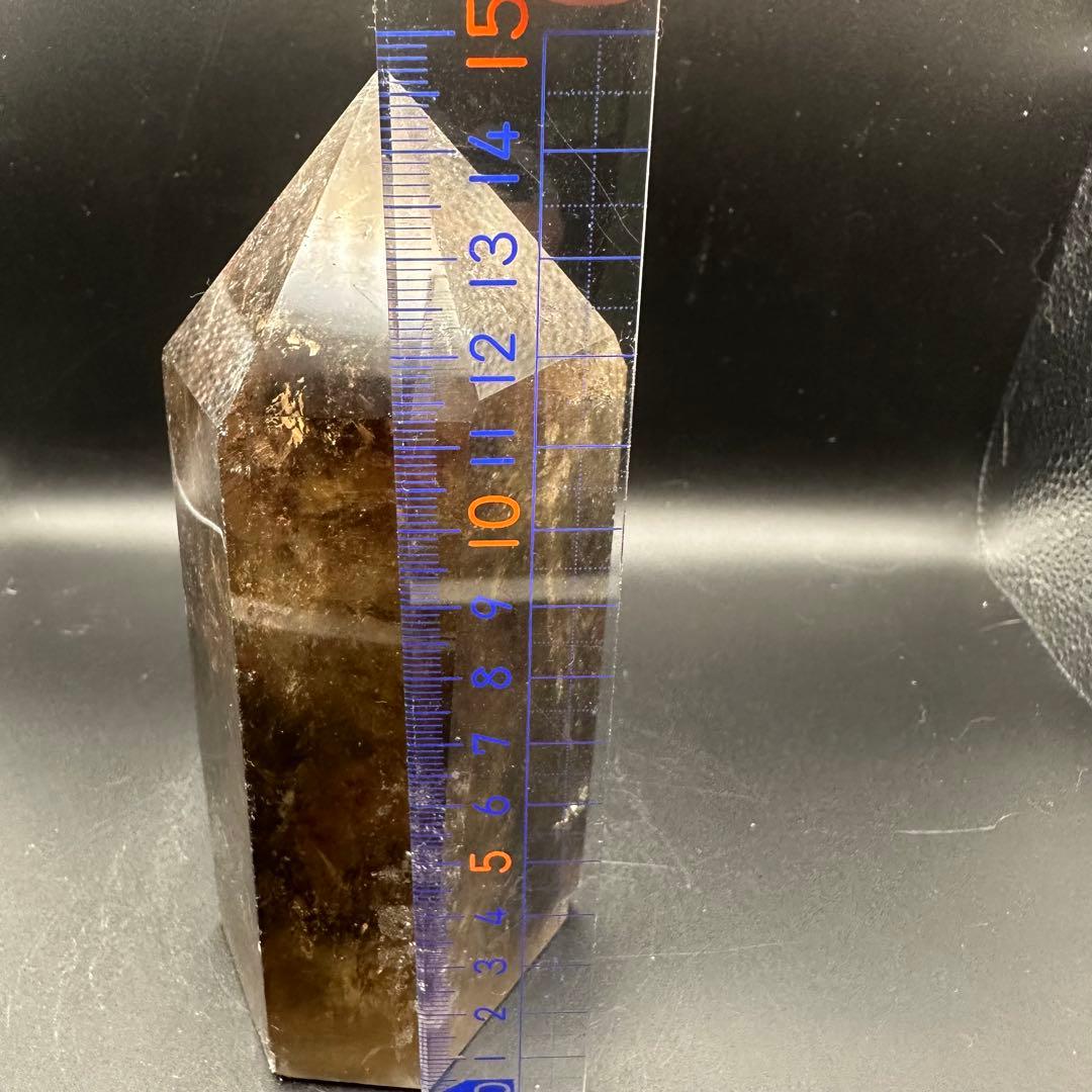 虹入りスモーキーモリオン ポイント 837g