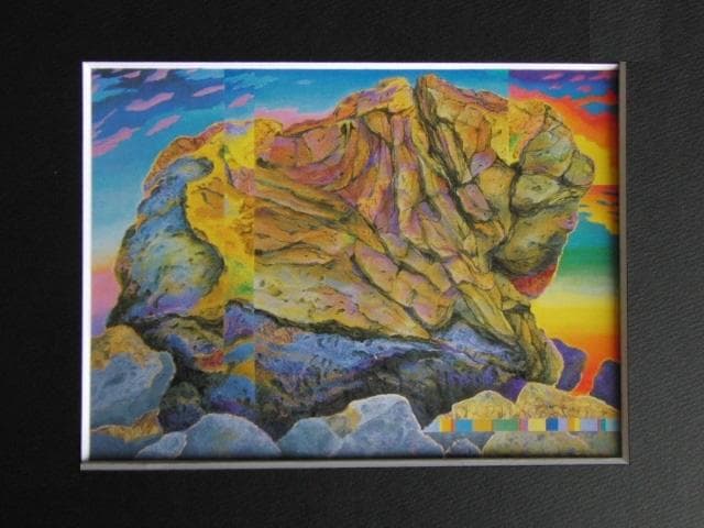 田中茂、【塊】、希少な限定額装用画集画、新品高級額 額装付、状態良好