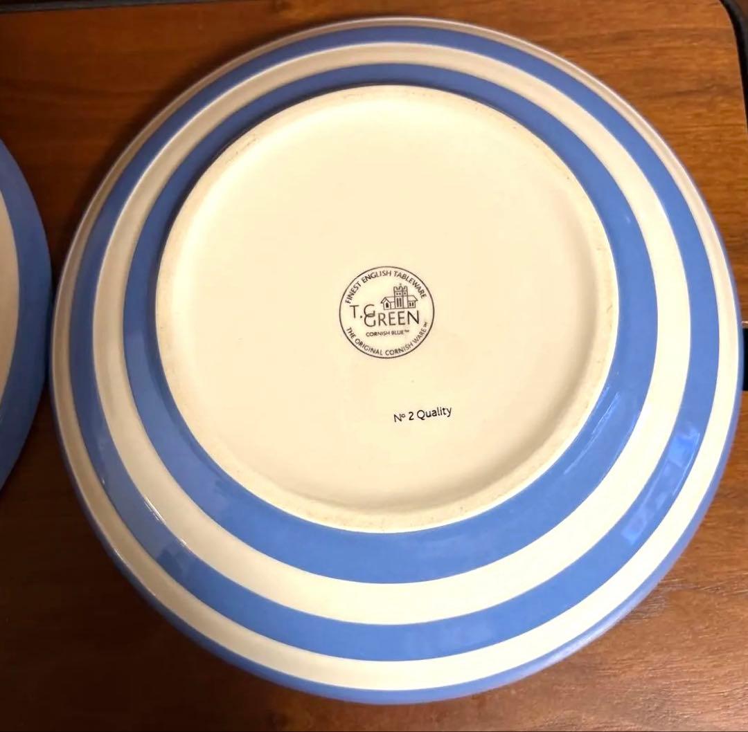 イギリス購入　T.G.GREEN コーニッシュブルー　 皿　2個セット