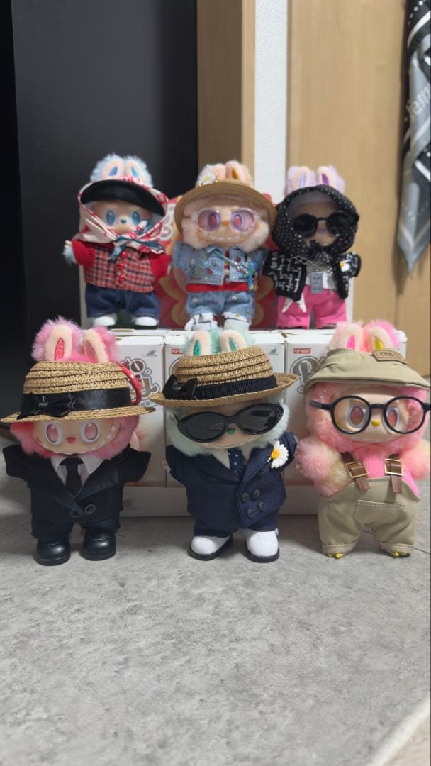 Labubu g-dragon着せ替え　6個セット