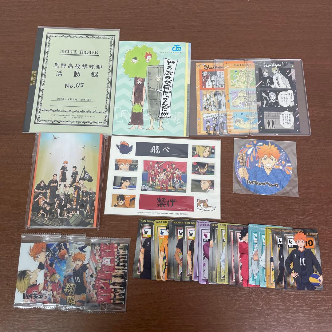 ❶ハイキュー！！ 色紙 アクリルブロック ポストカード バボカ まとめ売り