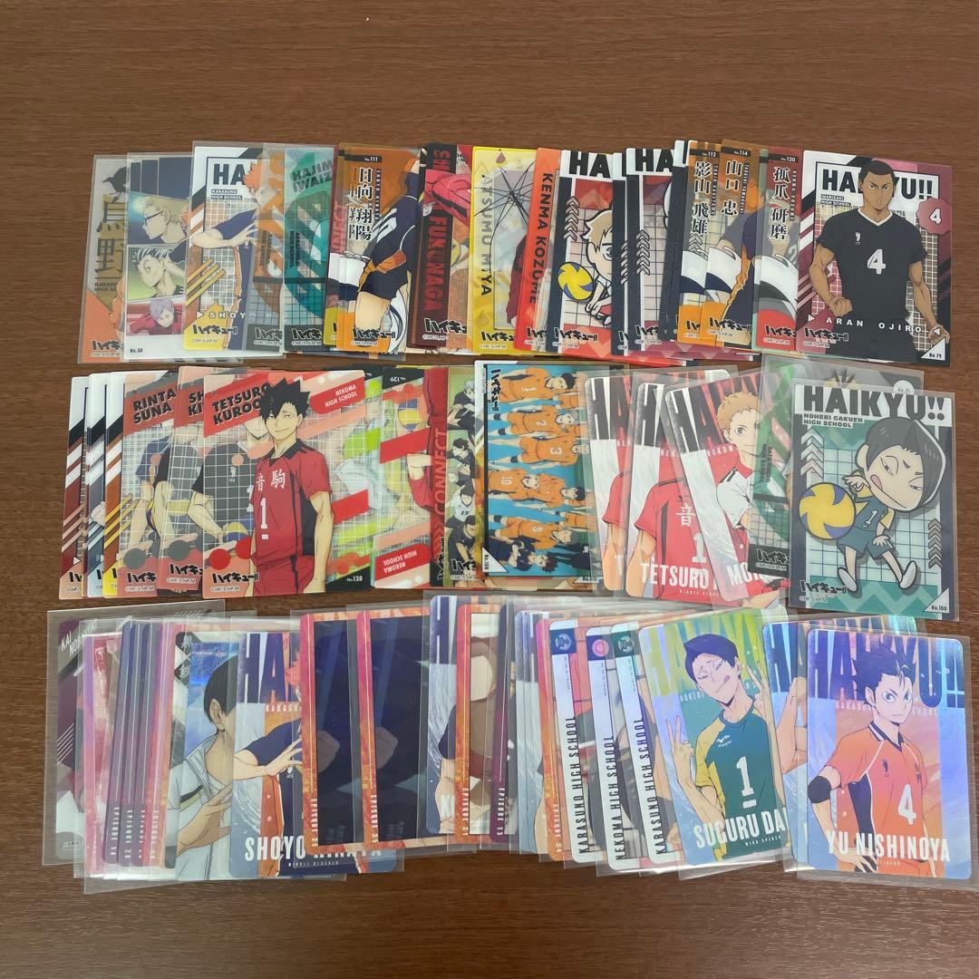 ❶ハイキュー！！ 色紙 アクリルブロック ポストカード バボカ まとめ売り
