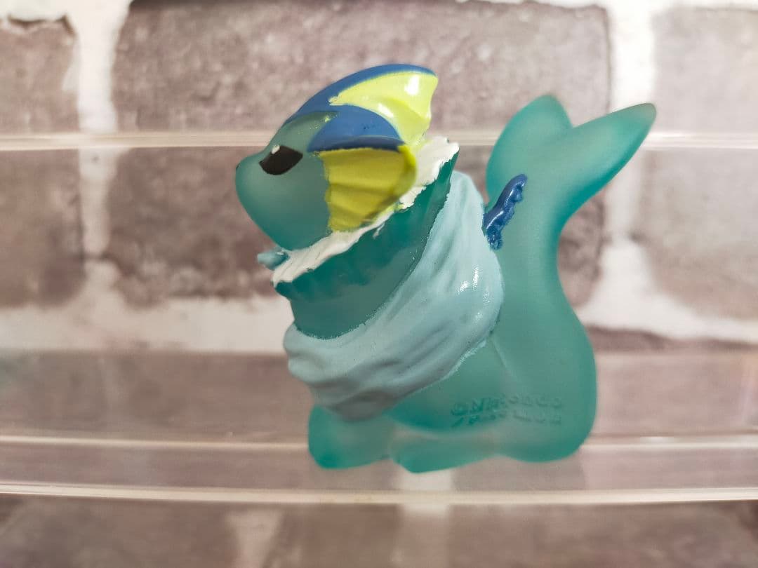 【美品】　ポケモンキッズ　指人形　シャワーズ　2005年製　クリア
