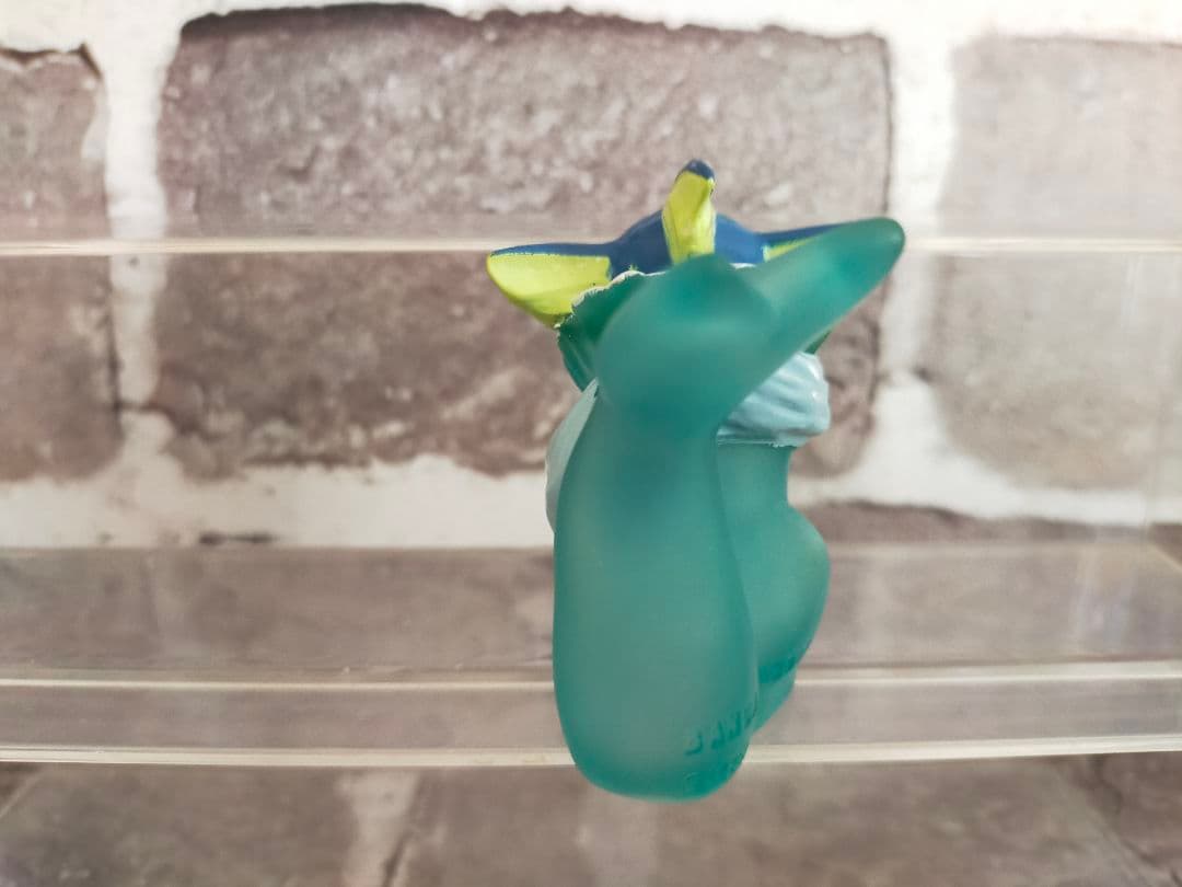 【美品】　ポケモンキッズ　指人形　シャワーズ　2005年製　クリア