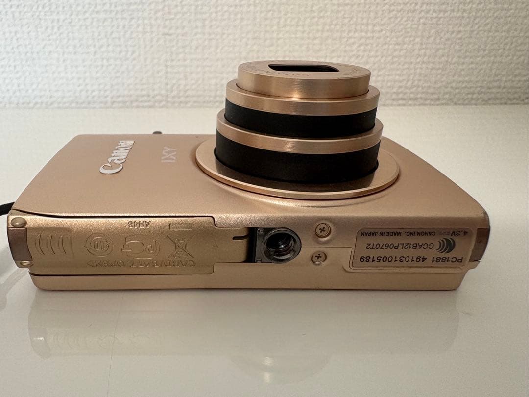 【動作確認済・良品】Canon IXY 430fゴールド デジタルカメラ