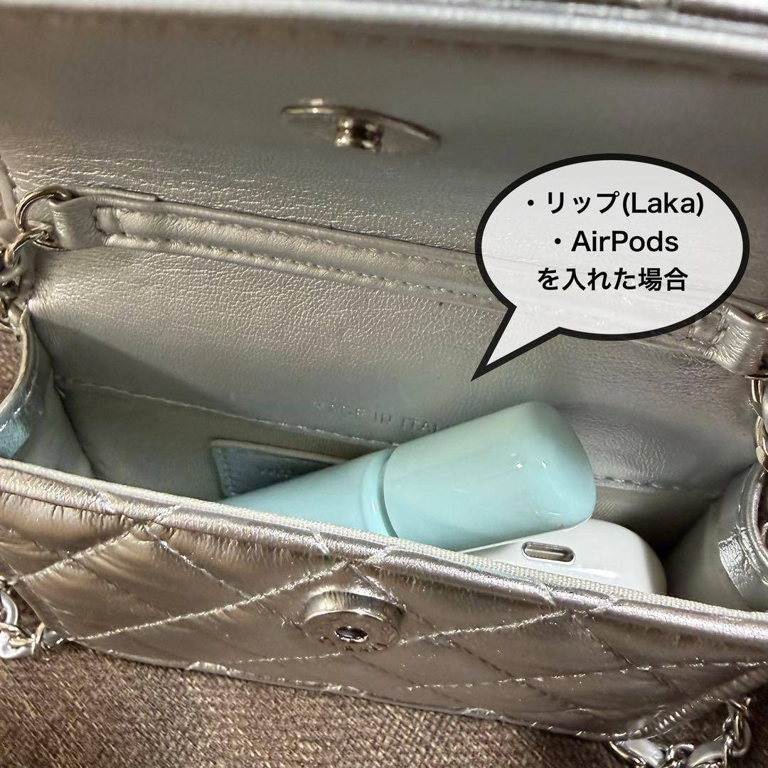 未使用♪シャネル 2023年 イヤーズギフト チェーンショルダーバッグ シルバー