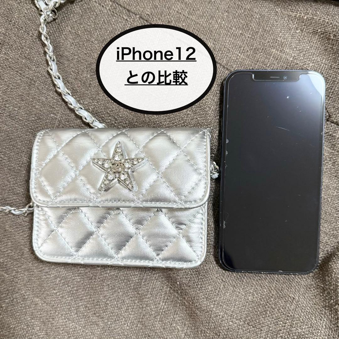 未使用♪シャネル 2023年 イヤーズギフト チェーンショルダーバッグ シルバー