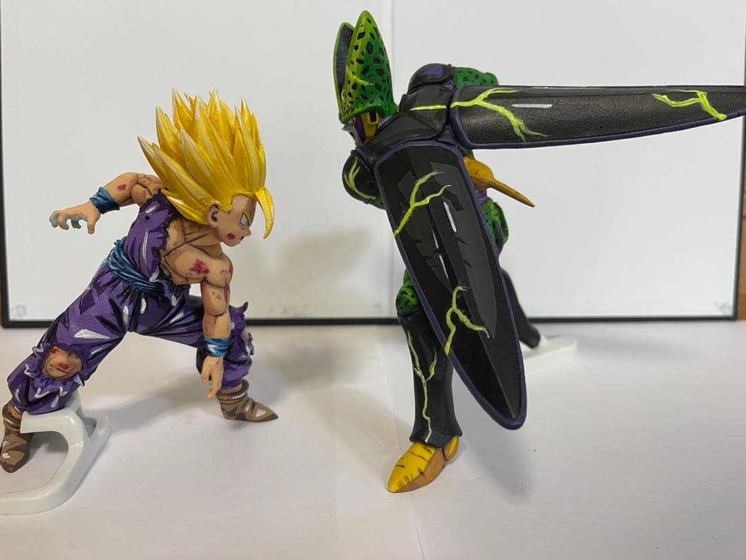 ドラゴンボール　リペイント　フィギュア　悟飯超2vsセル　MATCH MAKES