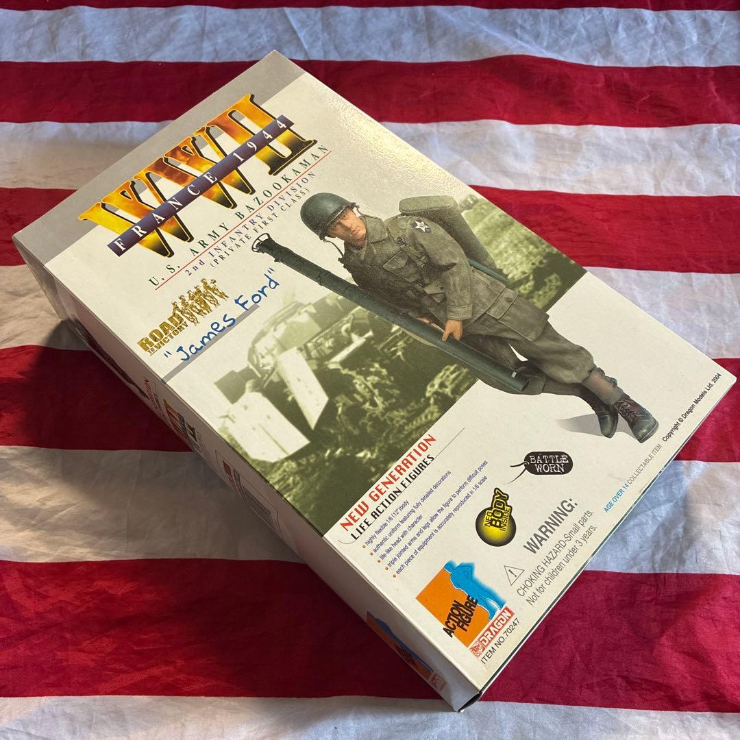 ドラゴンモデルズ1/6 米陸軍第2歩兵師団ジェイムズ・フォード一等兵バズーカマン