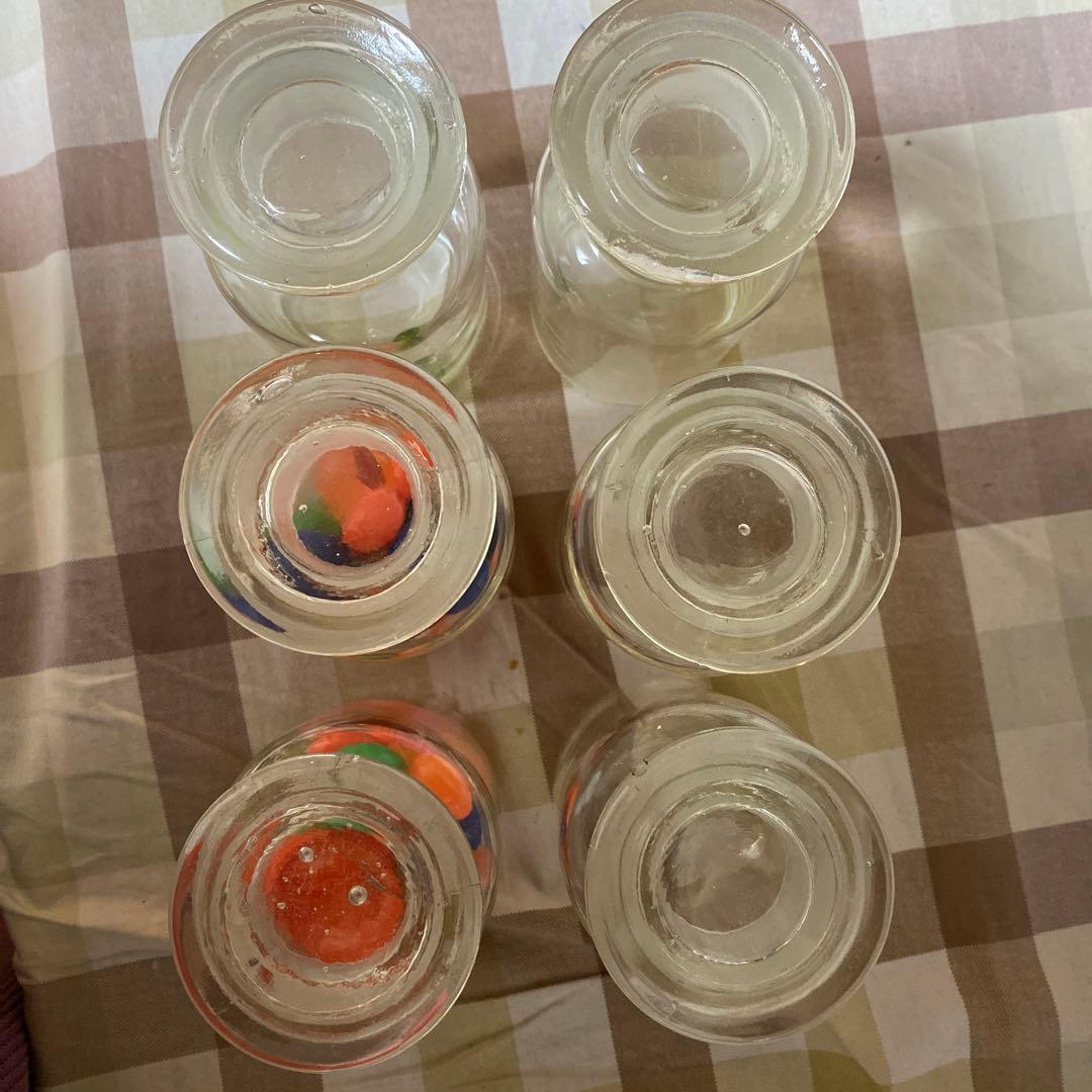 アンティーク　蓋付き　ガラス瓶　薬品瓶　理科