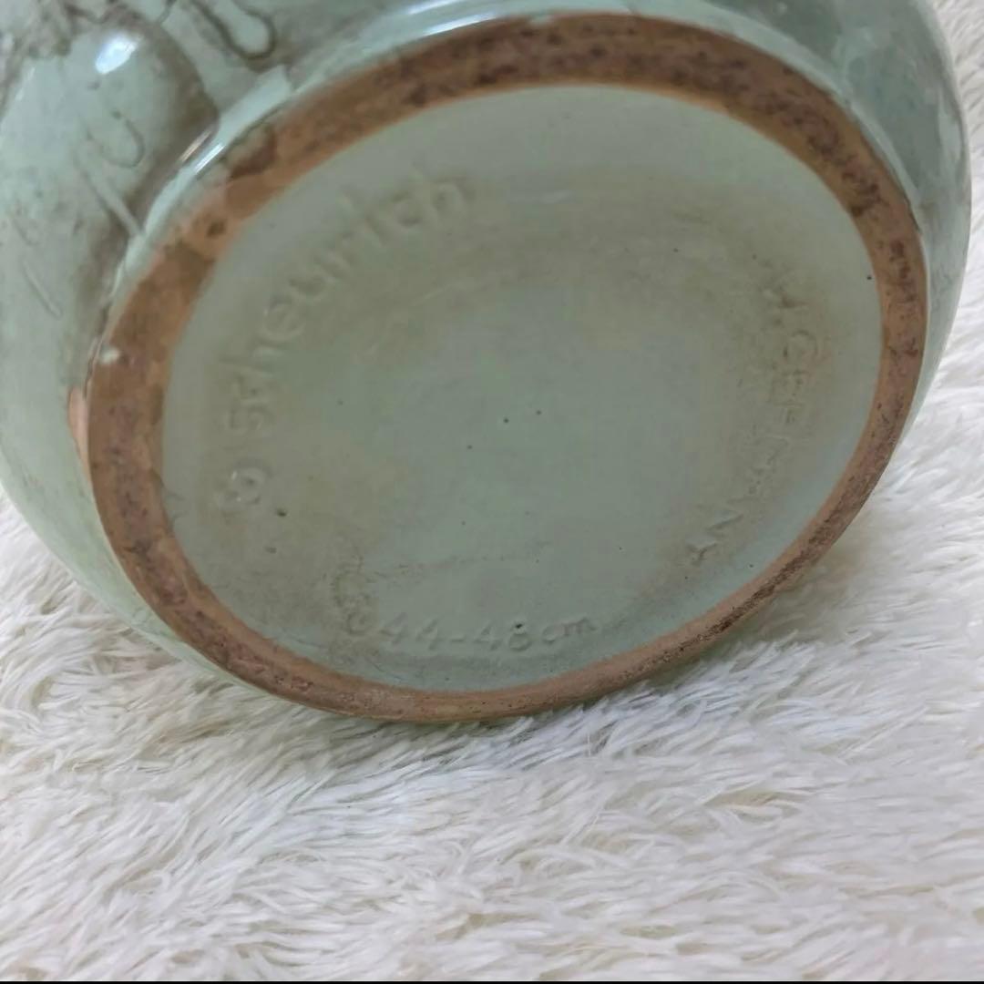 Scheurichシューリッヒ　青磁 花瓶 花器 壺 陶器製 インテリア 骨董品