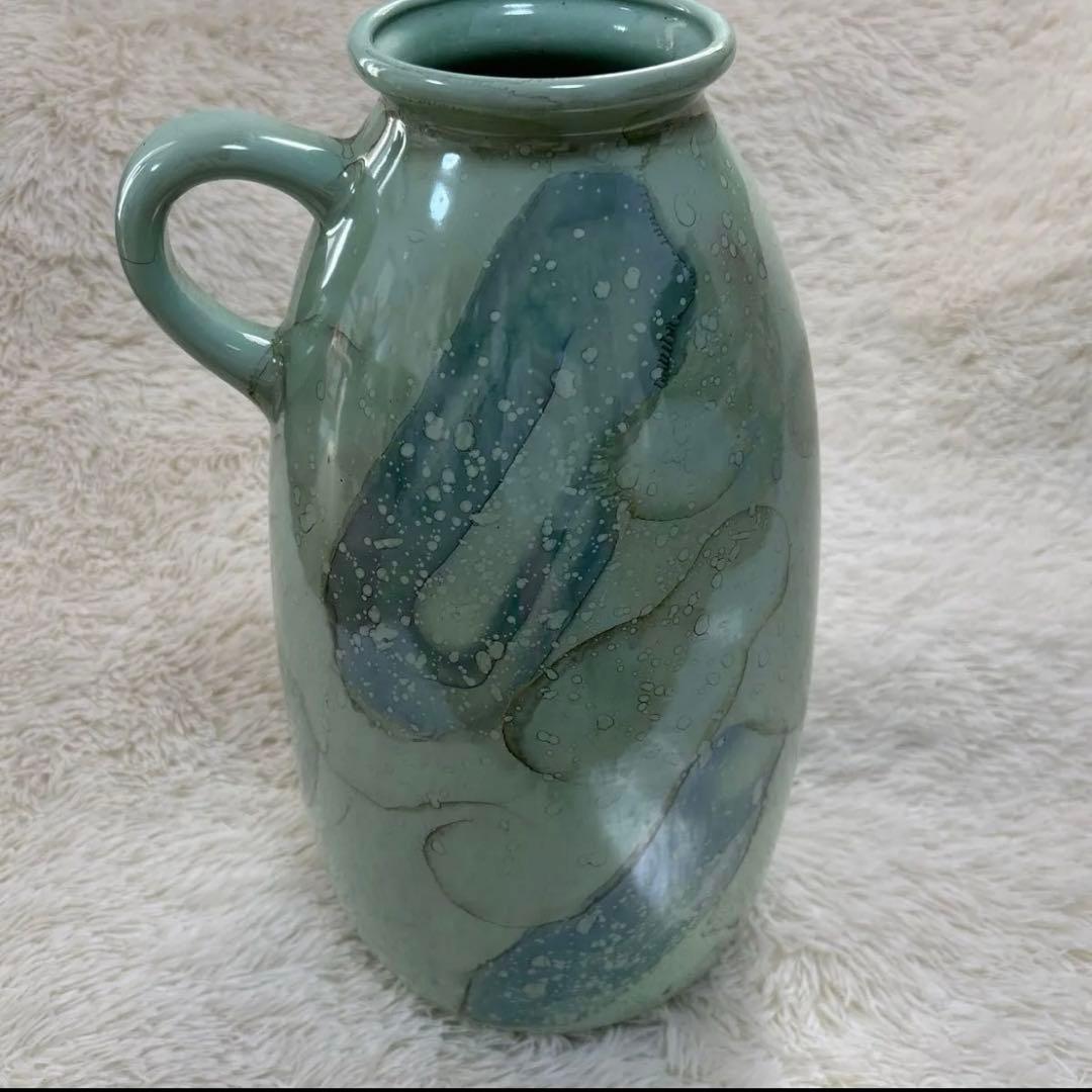Scheurichシューリッヒ　青磁 花瓶 花器 壺 陶器製 インテリア 骨董品