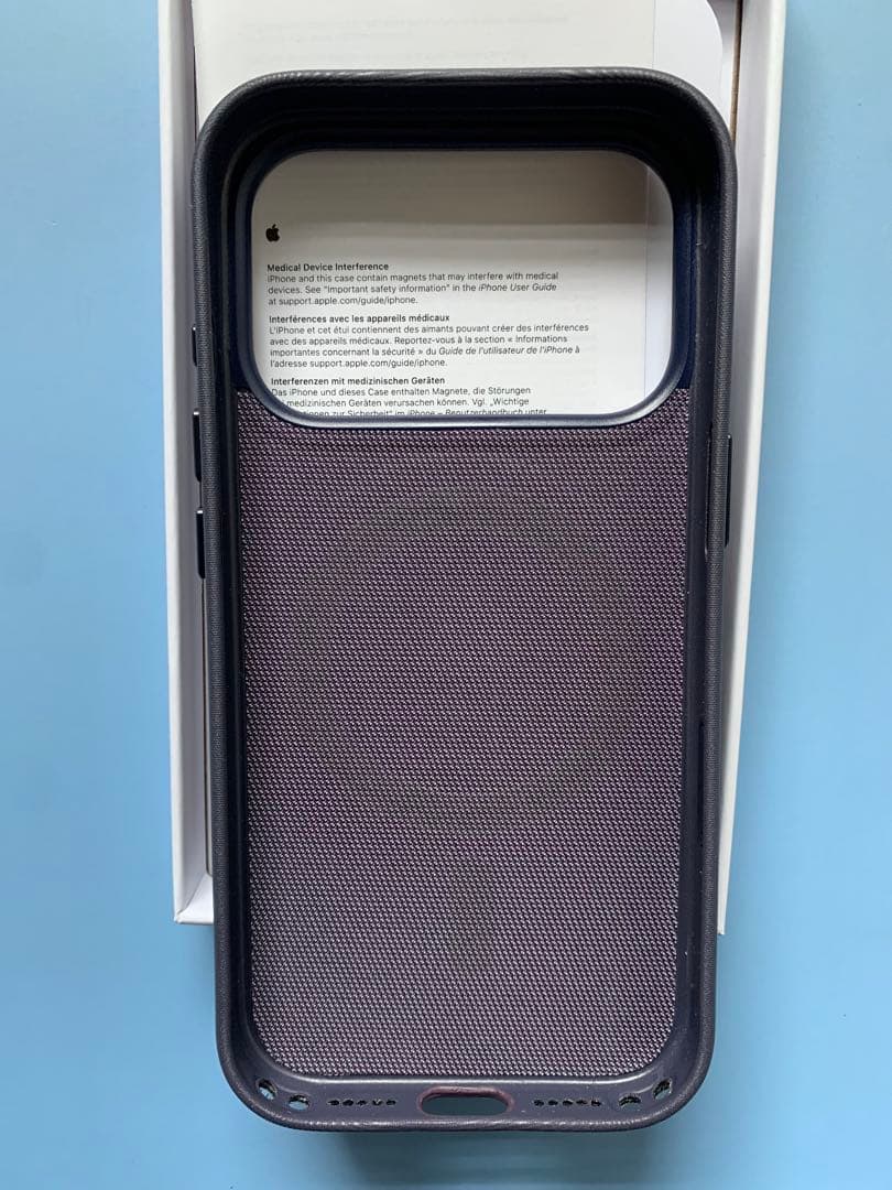即日発iPhone 17Pro テックウーブンケース 新品 パープル