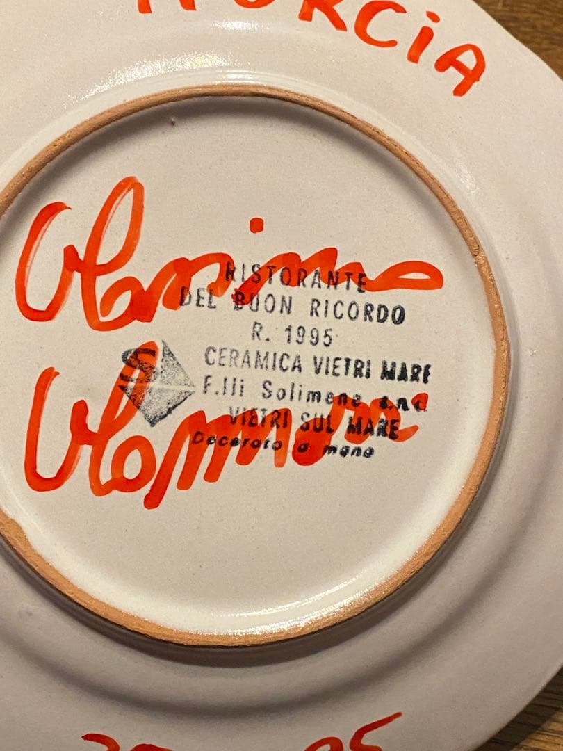 ブオンリコルド　イタリア製絵皿　1995 BERLINO