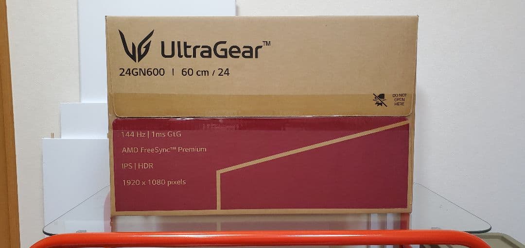 LG 24GN600-B 24インチ ゲーミングモニター フルHD 144Hz